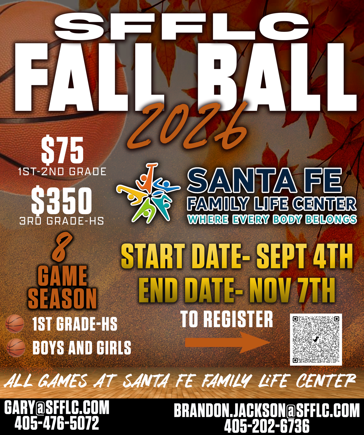 Santa Fe Family Life Center basketball
